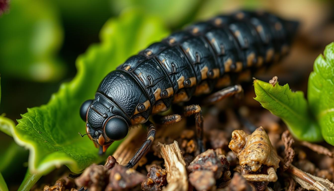 larva černé mouchy vs tradiční maso