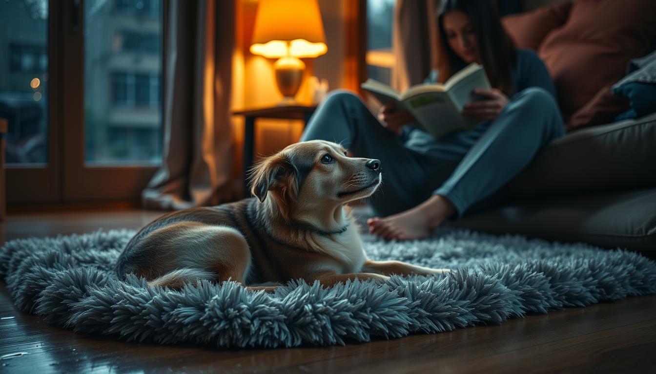 pes psychická únava hrou podzim