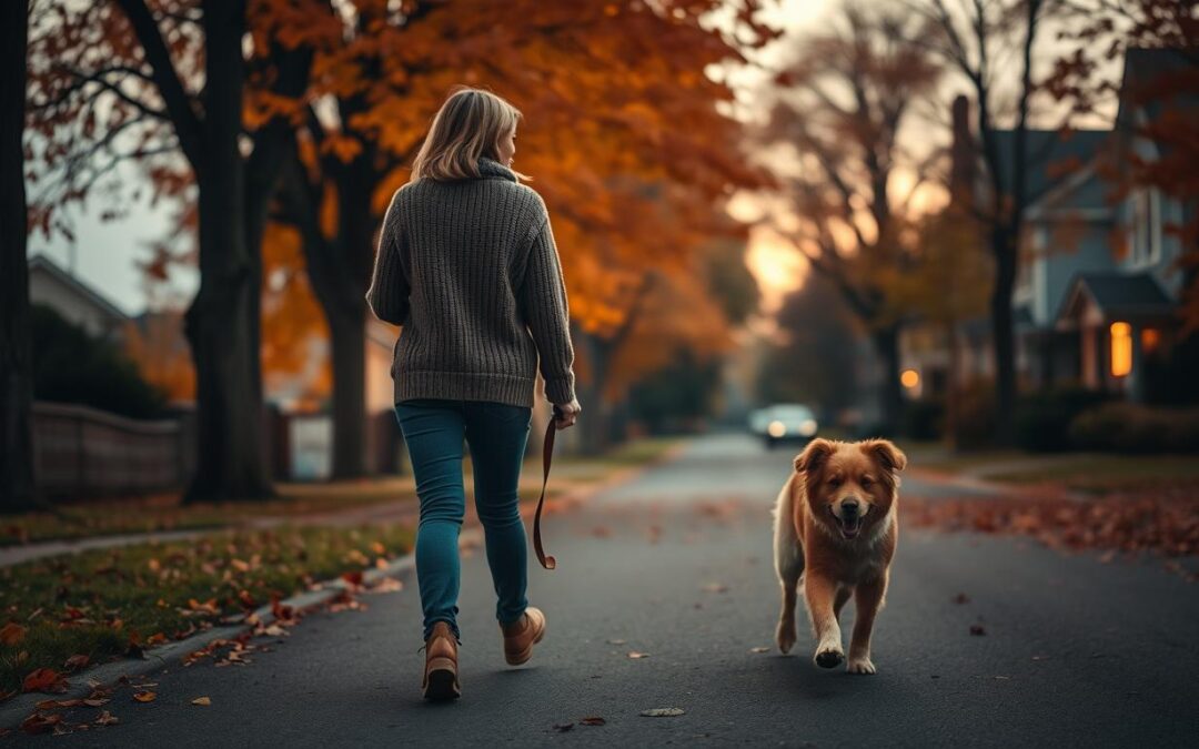 Jak snížit večerní neklid psa na podzim?