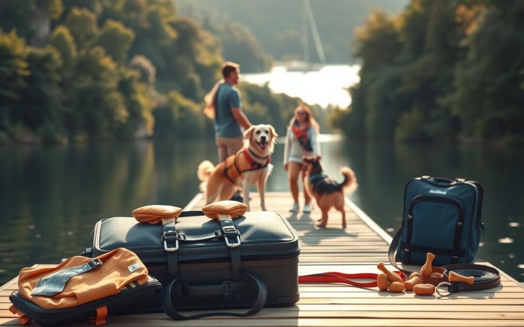 Přípravy na cestování lodí se psem – Všechno, co o tom musíš vědět!