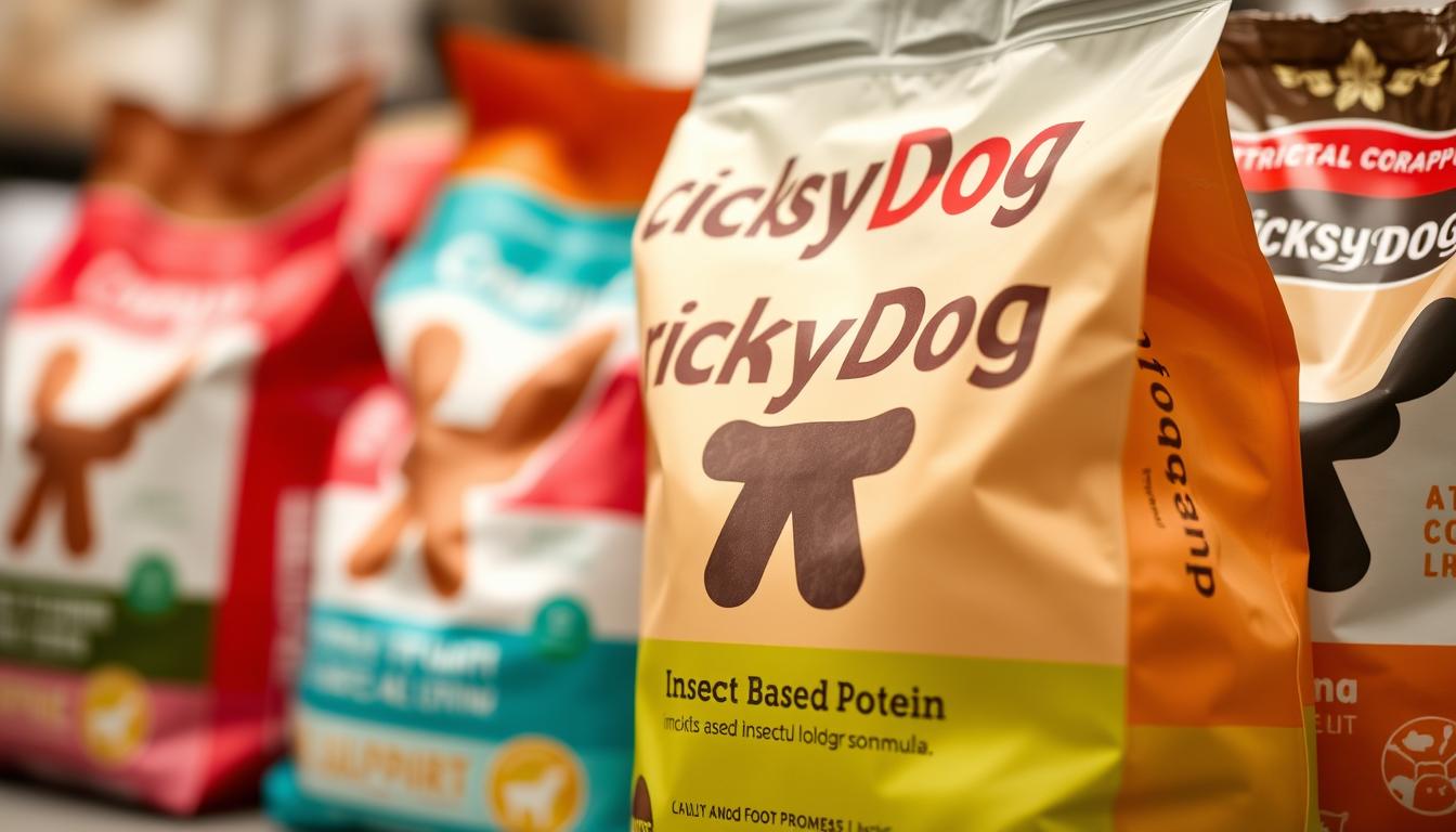 rozdíly v krmivech CricksyDog s hmyzí bílkovinou