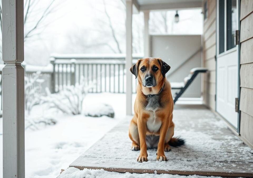 Doma nebo venku? – Kde má být pes v zimě?