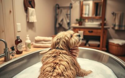 Praní a údržba psího kabátu na konci zimy