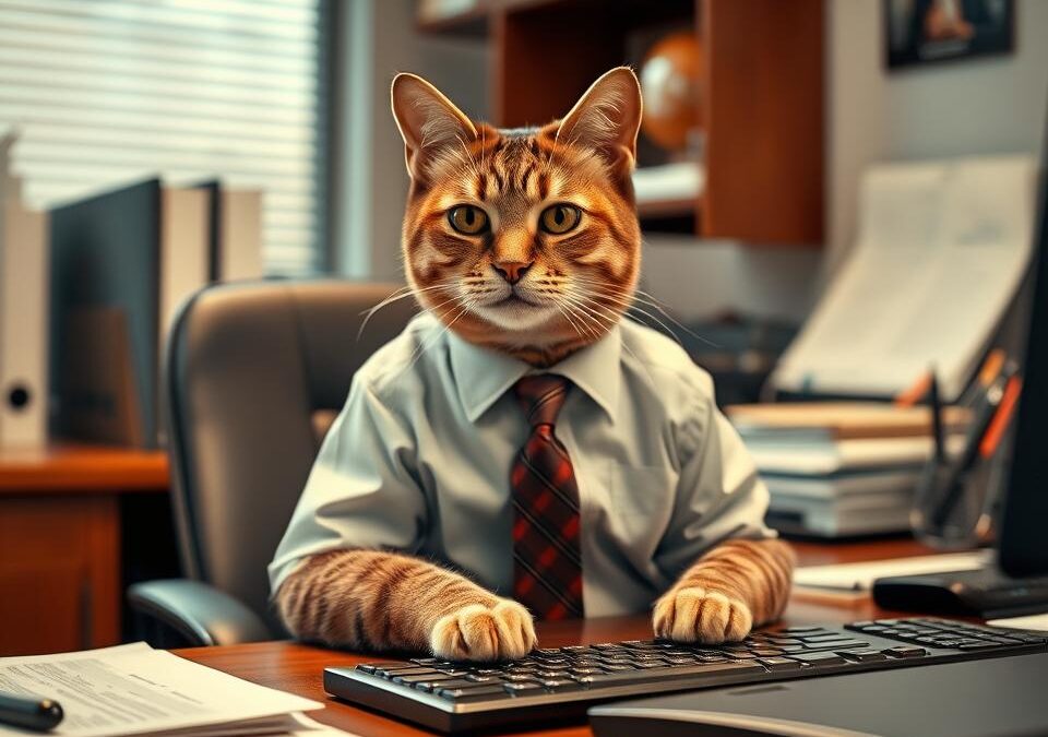 Kancelářská etiketa pro kočky – Všechno, co o tom musíš vědět!