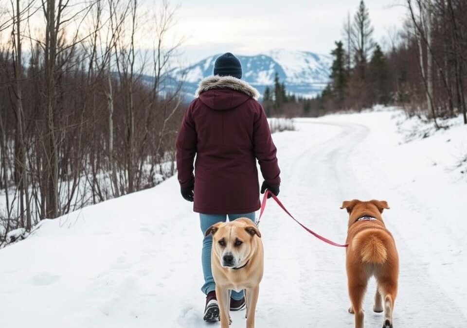 Kdy nevenčit psa v zimě?