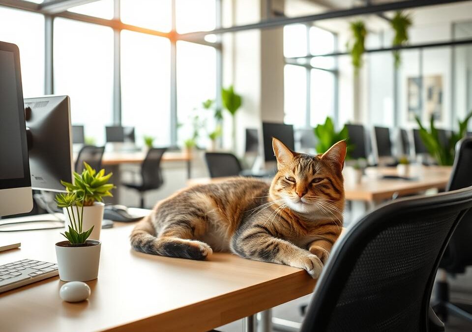 Kočka v coworkingových kancelářích – Všechno, co o tom musíš vědět!