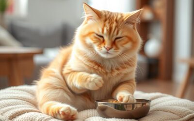 Kočičí blog 16 Při jídle přede – a my se usmíváme