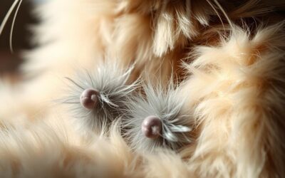 Neustále zvracela chlupové kuličky – teď jen zřídka