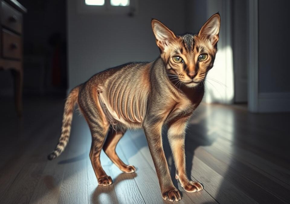 Náhlý úbytek hmotnosti u kočky – Všechno, co o tom potřebuješ vědět!