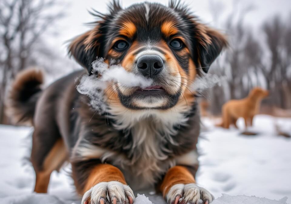 Proč můj pes funí i v zimě?