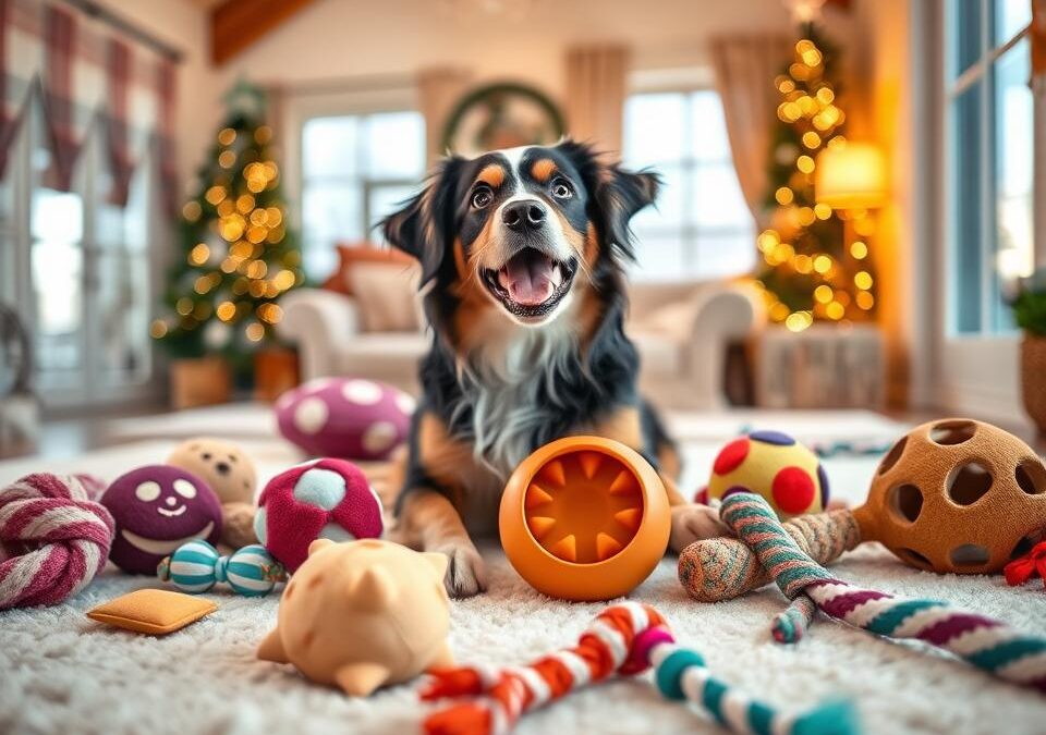 Jaké hračky jsou ideální pro psy do interiéru v zimě?