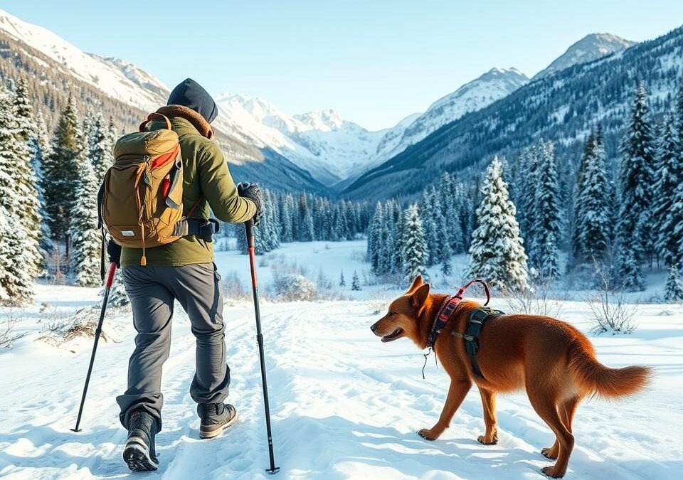 Zimní turistika se psem – rady k přípravě
