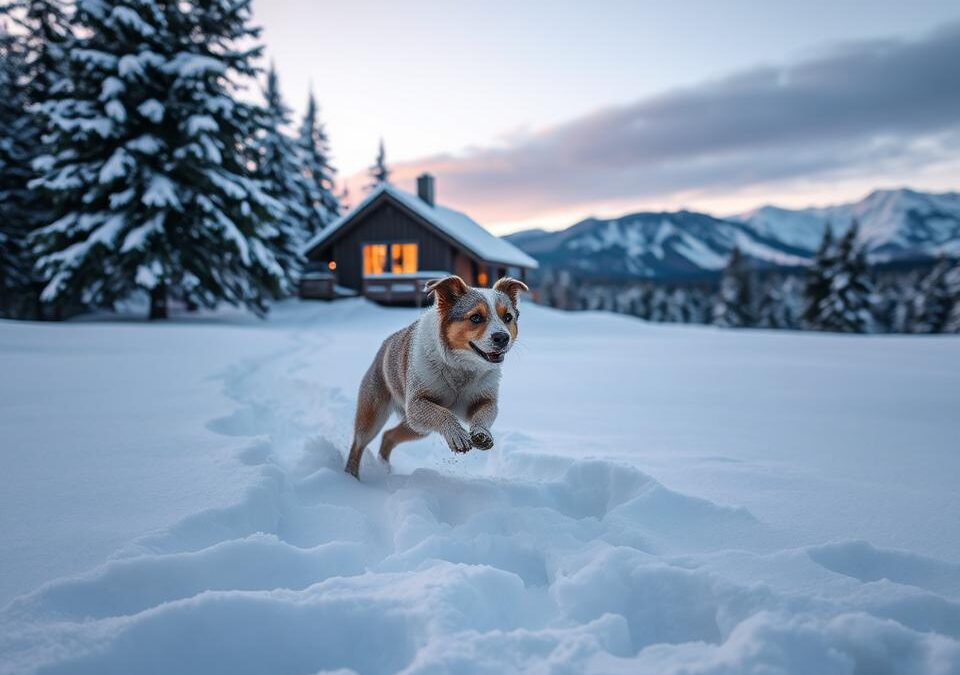 Jak udržet psa aktivního v mrazivých dnech?