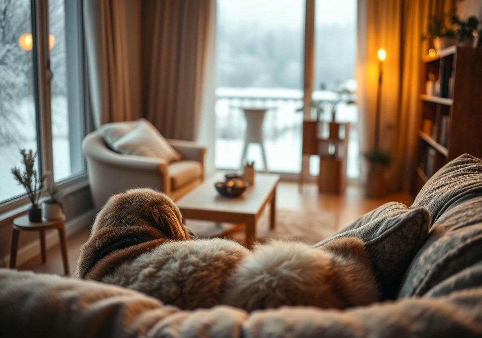 Pes v bytě v zimě – na co si dát pozor?