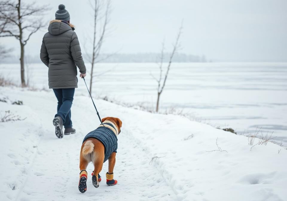 Pravidla zimního venčení psa