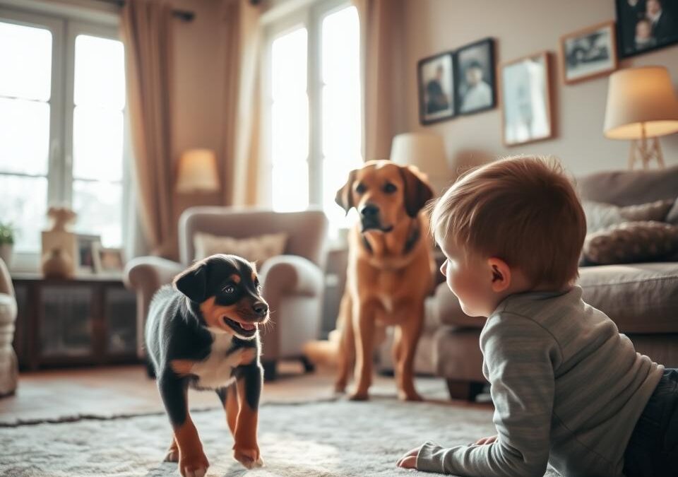 První přátelé štěněte – vztahy s lidmi a zvířaty