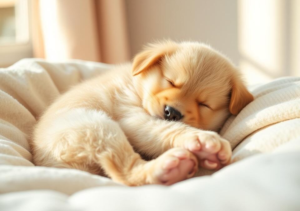 Spánkové návyky štěněte – co bys měl vědět?