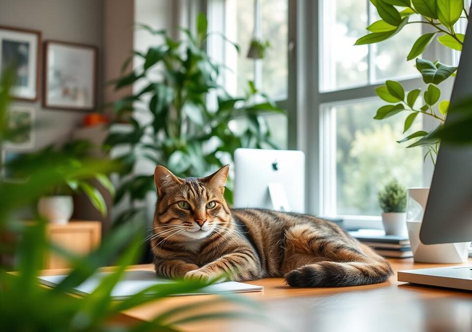 Zlepšení atmosféry na pracovišti s kočkou – Všechno, co o tom musíš vědět!