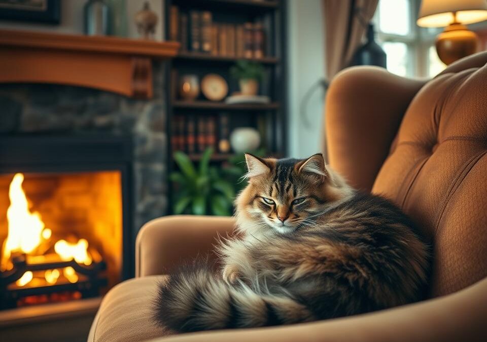 Kočky a krb – co bys měl vědět?