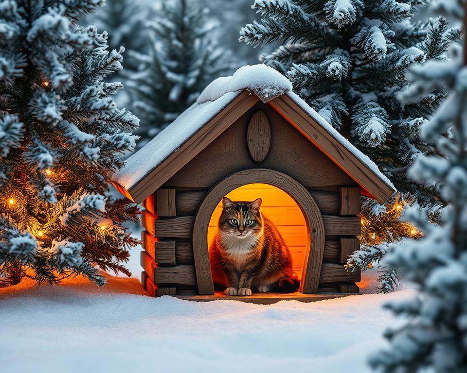 Domek-pro-kocku-v-zime Domek pro kočku v zimě
