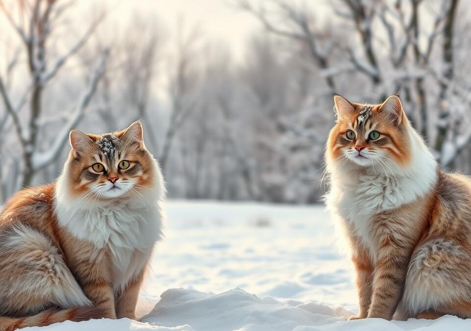 Zimní fotografie koček – tipy na focení