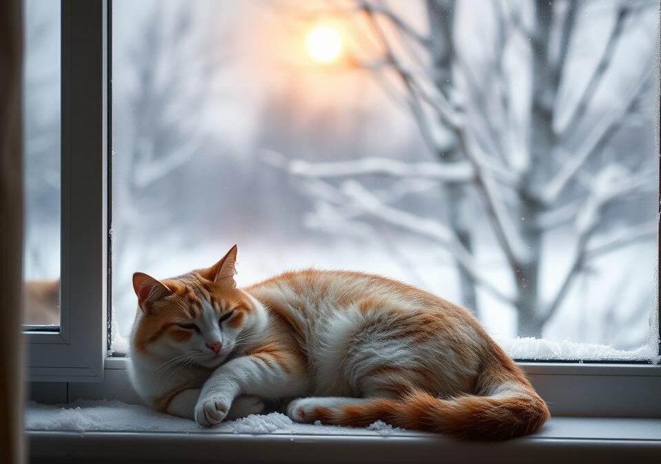 Silvestr a vystresovaná kočka – průvodce přežitím