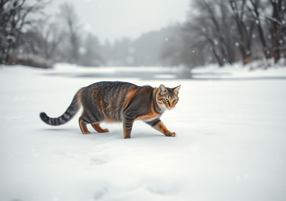 Kočky a sníh – co mohou a co ne?