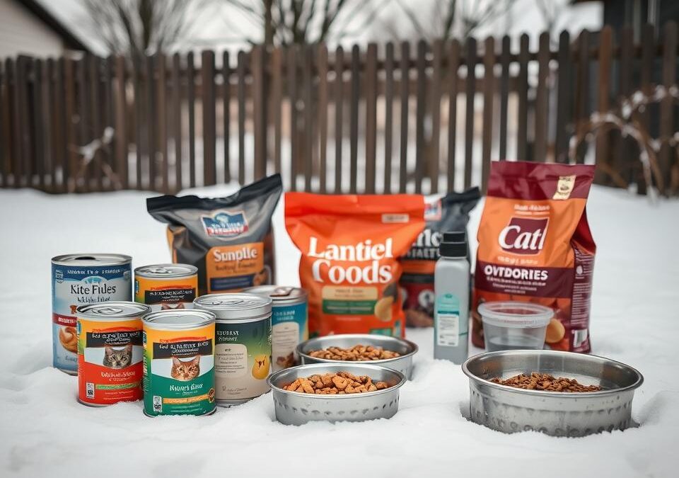 Krmivo pro venkovní kočky v zimě – na co si dát pozor?