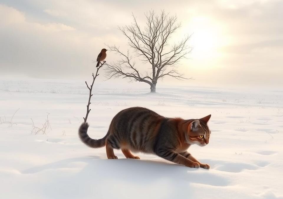 Proč kočka více loví v zimě?