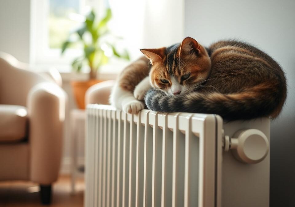 Kočky a radiátory – jak předejít popáleninám