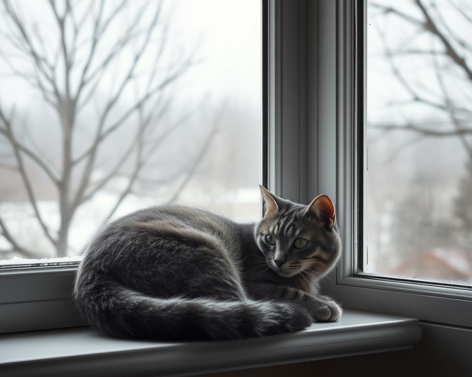 Nedostatek slunečního světla u koček v zimě