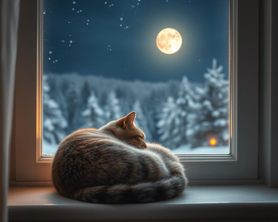 Nocni-chlad-u-kocky-v-zime Noční chlad u kočky v zimě