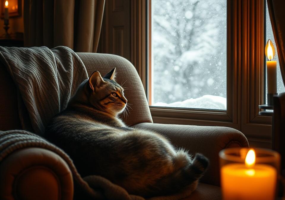 Zimní chlad a starší kočky – zvláštní péče