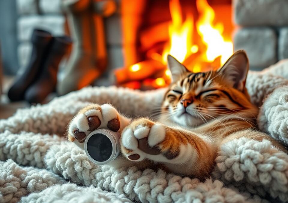 Péče o kočičí tlapky v zimě – rady a triky