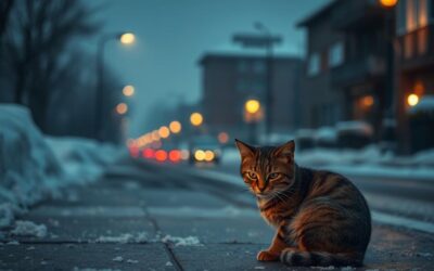 Kočičí blog 23 Co dělat, když uvidíš toulavou kočku v mrazu?
