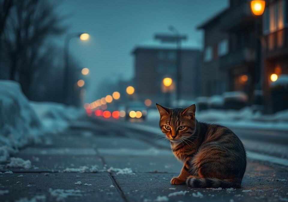 Co dělat, když uvidíš toulavou kočku v mrazu?