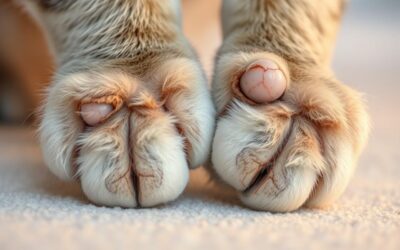 Kočičí blog 23 Praskliny na tlapkách kočky v zimě – možné příčiny