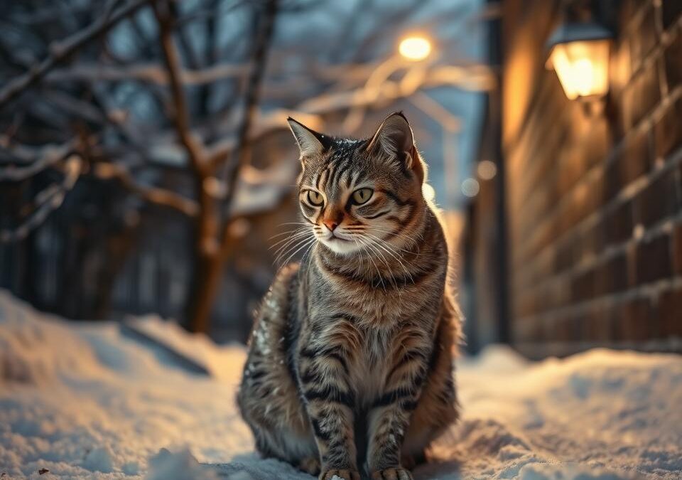 Jak přežít nejchladnější měsíce jako venkovní kočka