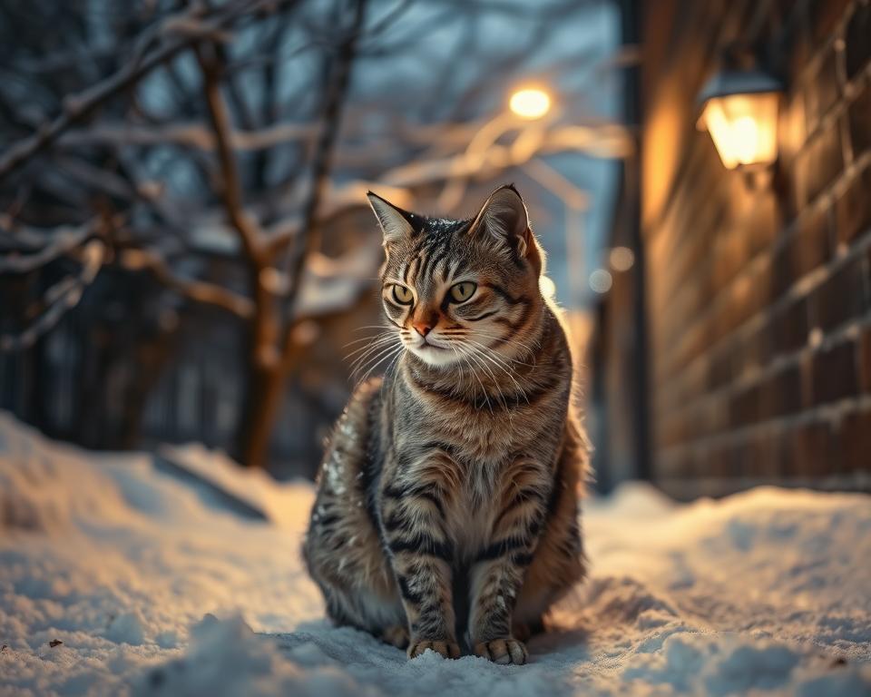 Preziti-venkovni-kocky-v-zime Přežití venkovní kočky v zimě