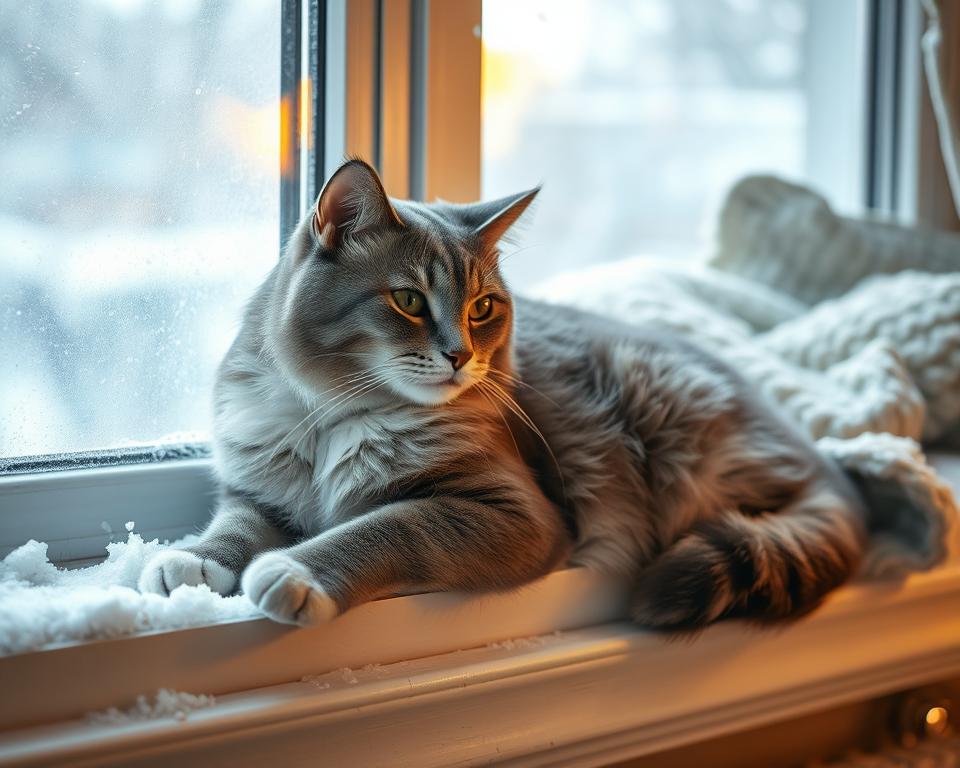 Strava-kocky-v-zime Strava kočky v zimě