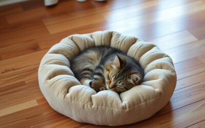 Kočka a studená podlaha – tipy na teplé pelíšky