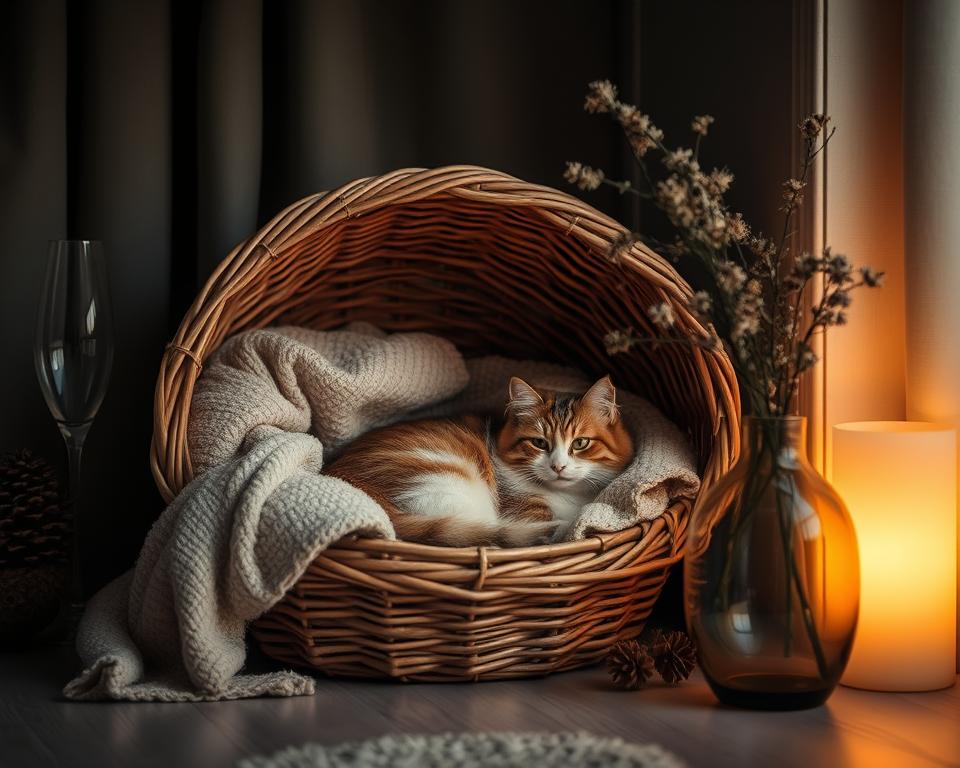 Tvorba úkrytu pro kočku v zimě