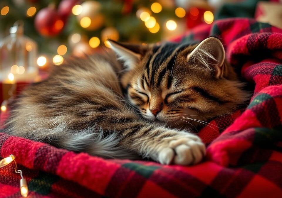 Kočka o Vánocích – jak nenarušit sváteční pohodu