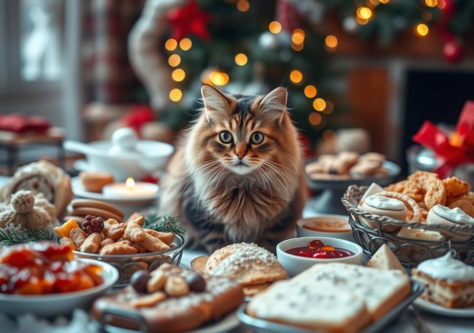 Co NEdávat kočce o Vánocích?