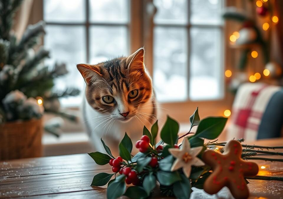 Kočky a vánoční vůně – čemu se vyhnout?