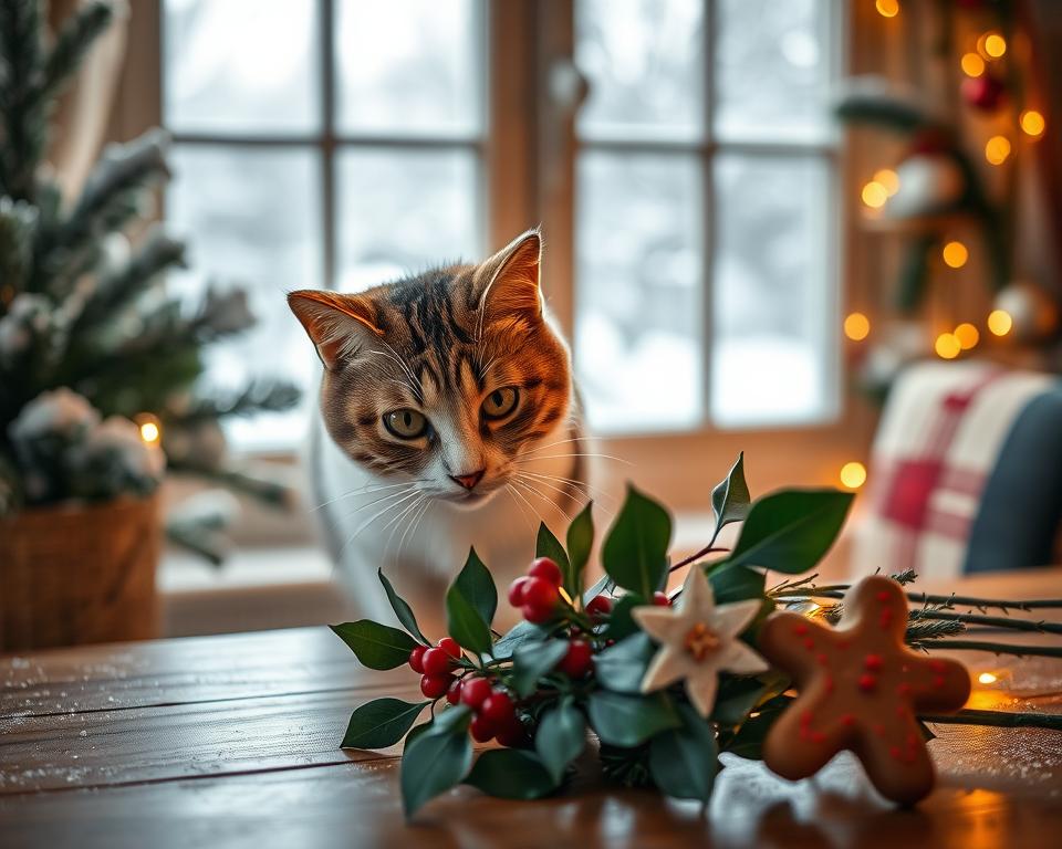 Vanocni-vune-a-kocka-v-zime Vánoční vůně a kočka v zimě