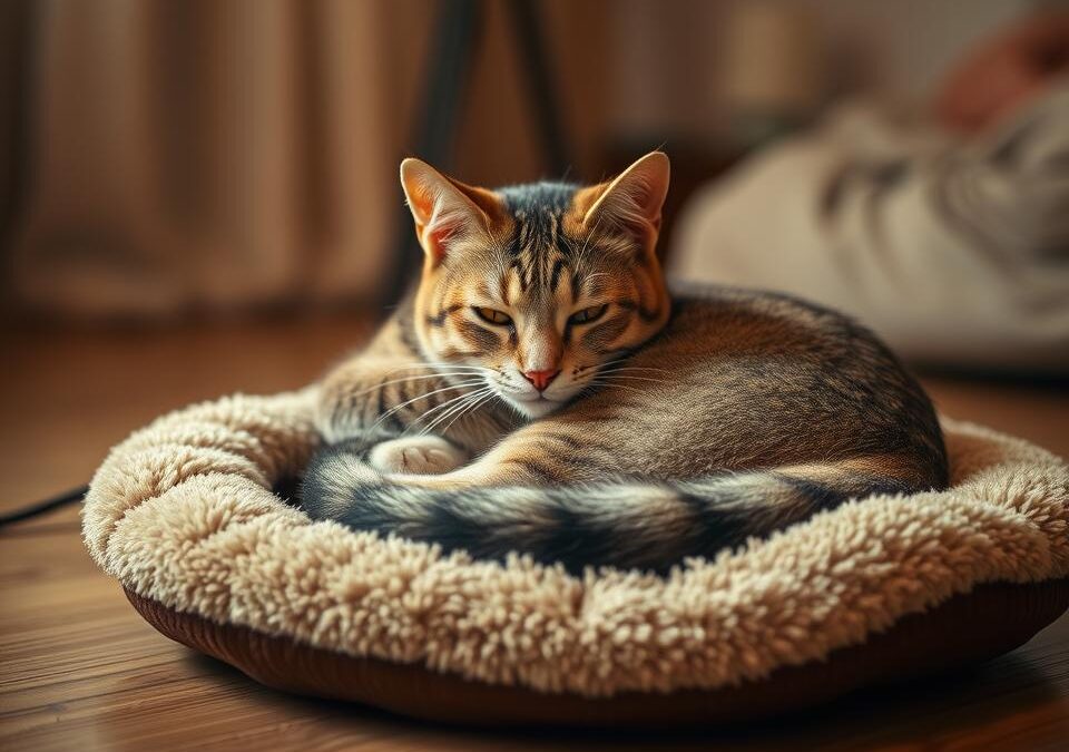 Kočka a vyhřívací polštář – ano nebo ne?