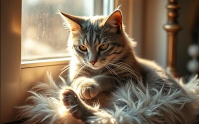 Zimní výměna srsti u koček