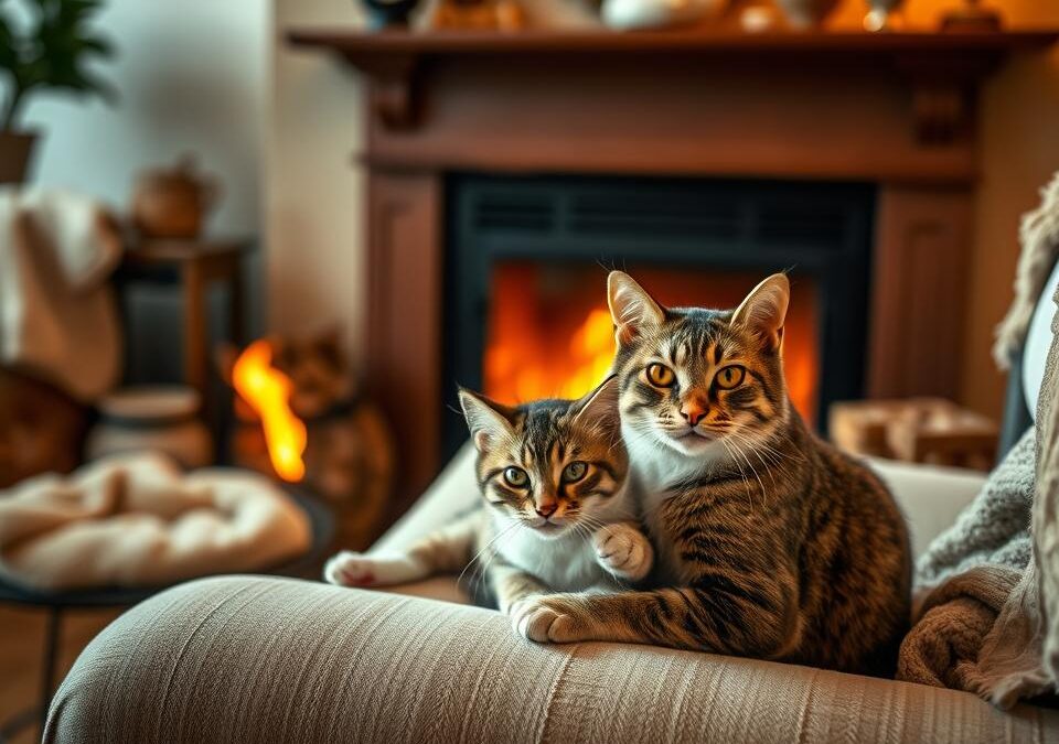 Kočky a topení – nebezpečí nebo pohodlí?