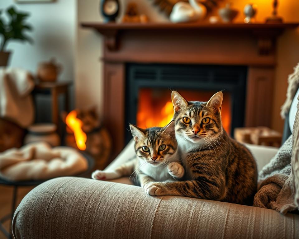 Zahrivani-kocky-v-zime Zahřívání kočky v zimě